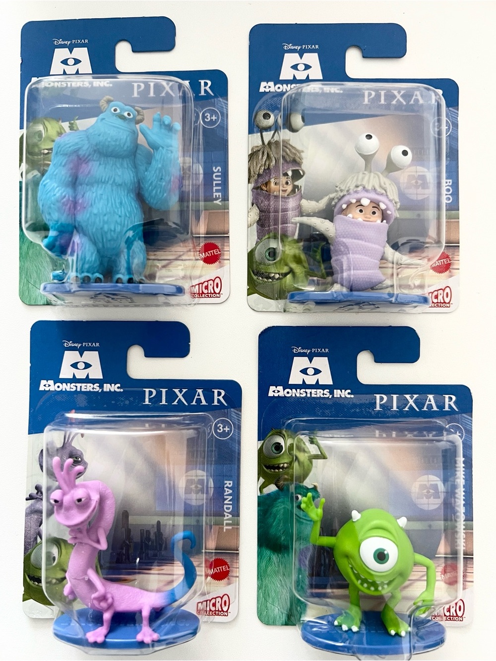 4 Monsters Inc. Toy Figures